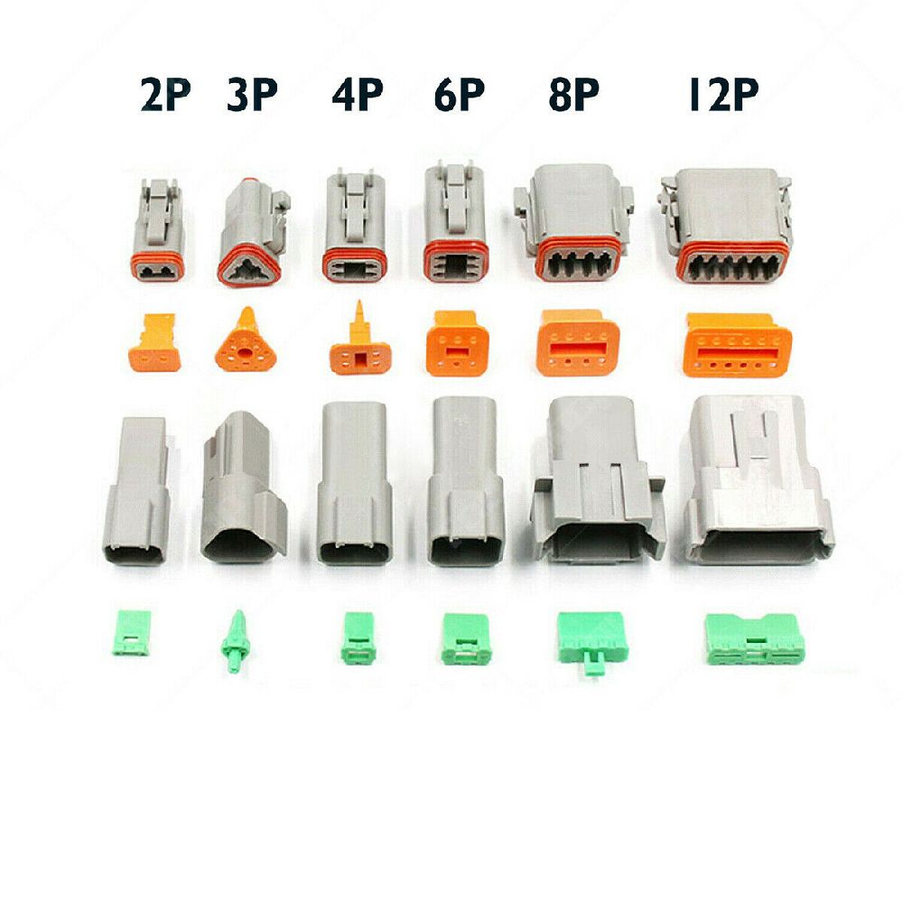 Deutsch DT connector plug kit pins and sockets for 200mm wire