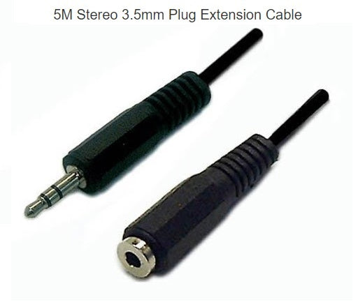 Aux Cable  Stereo 3.5mm Plug Extension