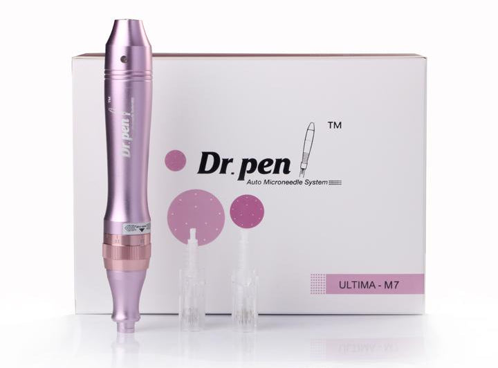 Top view of Derma Pen M7 showing speed control settings