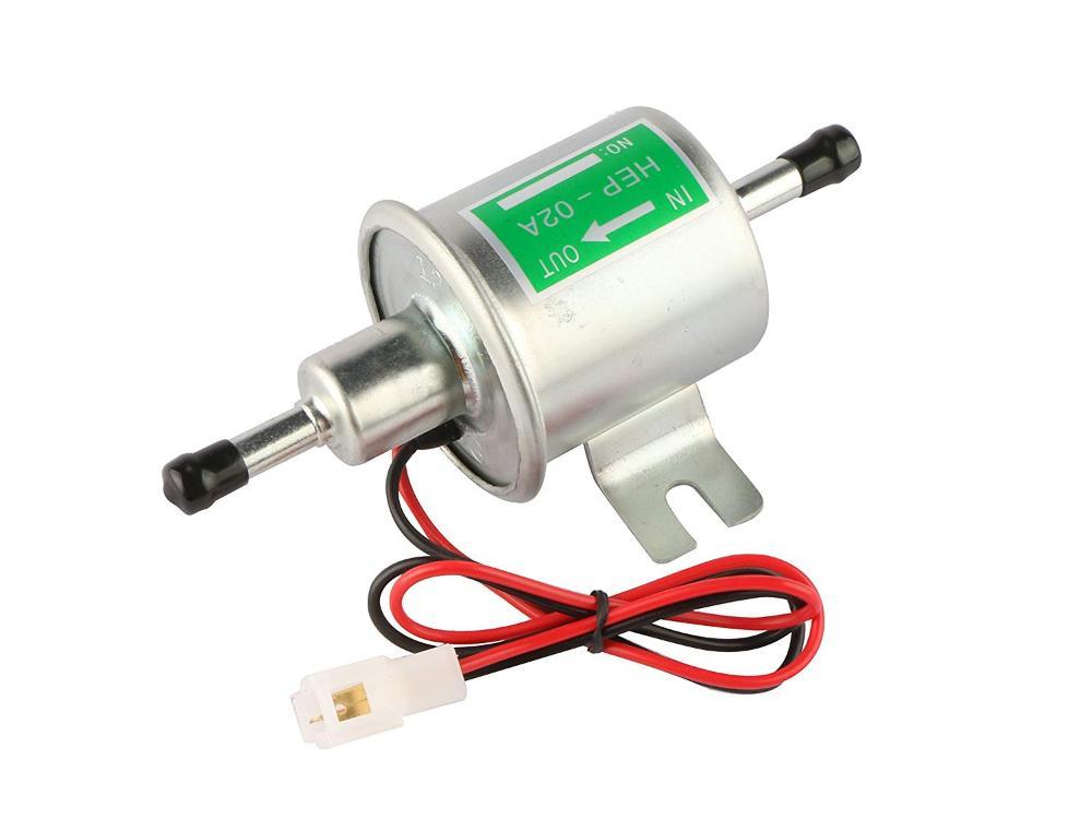 Generic HEP-02A 12V Electronic Fuel Transfer Oil Pump For Ford Auto  Automobile Low Pressure Inline Fuel Pump Silver : : Car & Motorbike