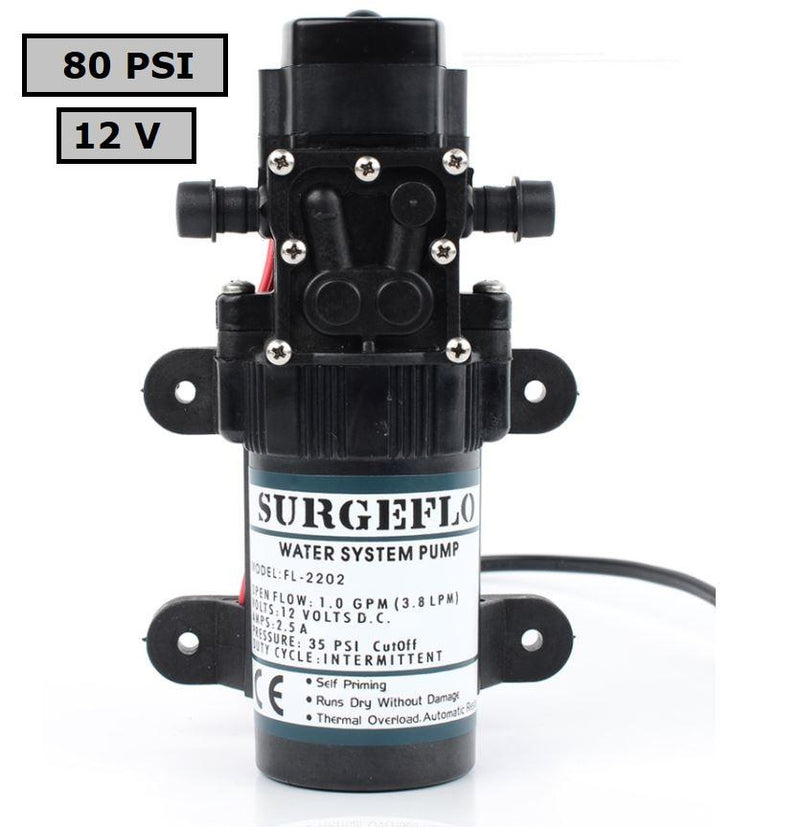 Water pump 12V 80PSI Diaphragm High Pressure