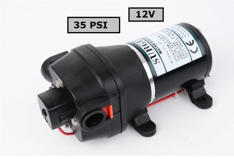 Water Pump 12V 35PSI Diaphragm High Pressure