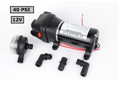 Water Pump 12V 40PSI Diaphragm High Pressure