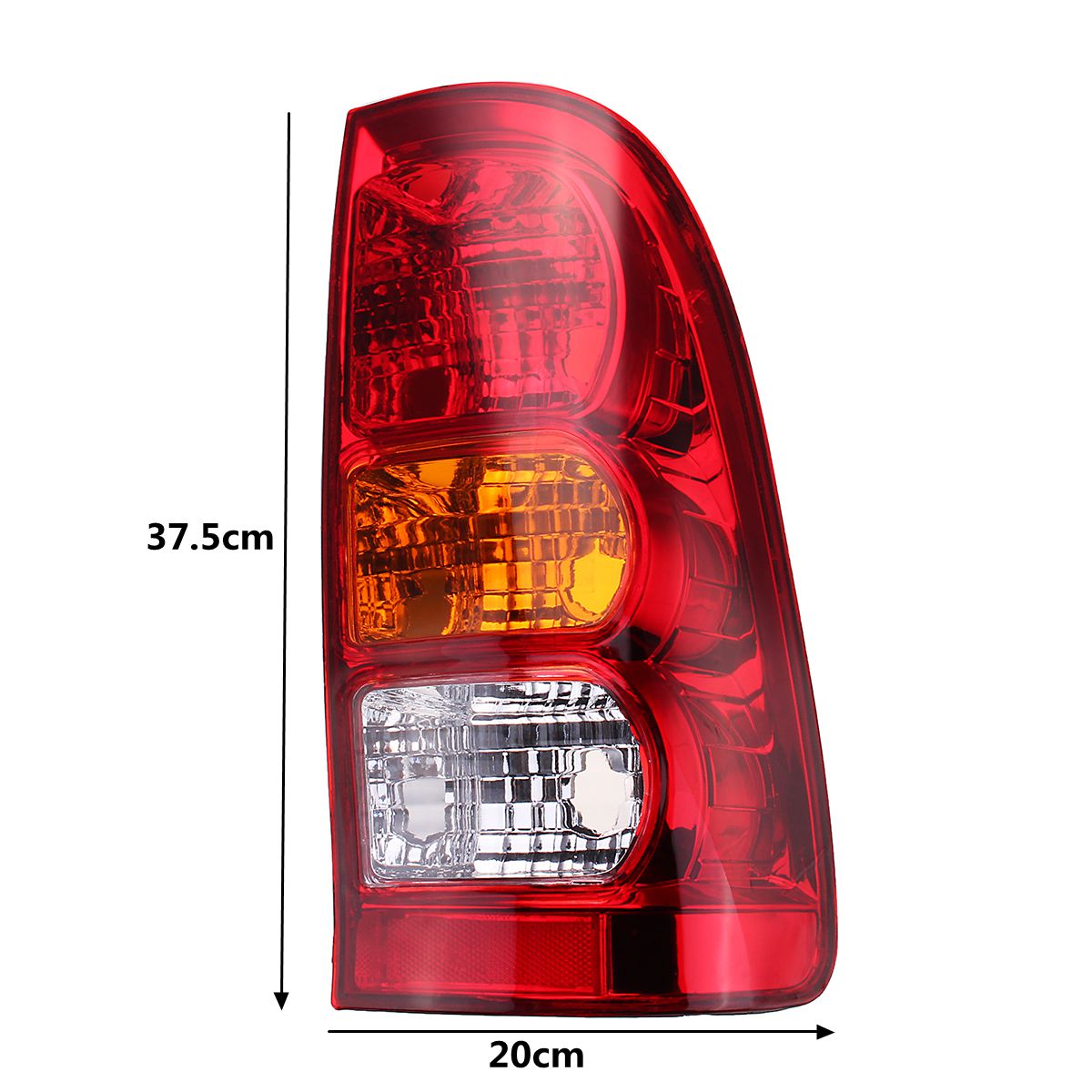 Toyota Hilux tail light right side with amber and white sections
