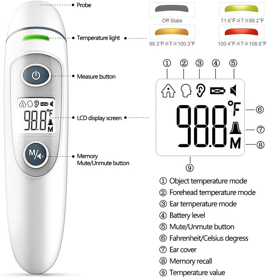 Forehead & Ear Thermometer
