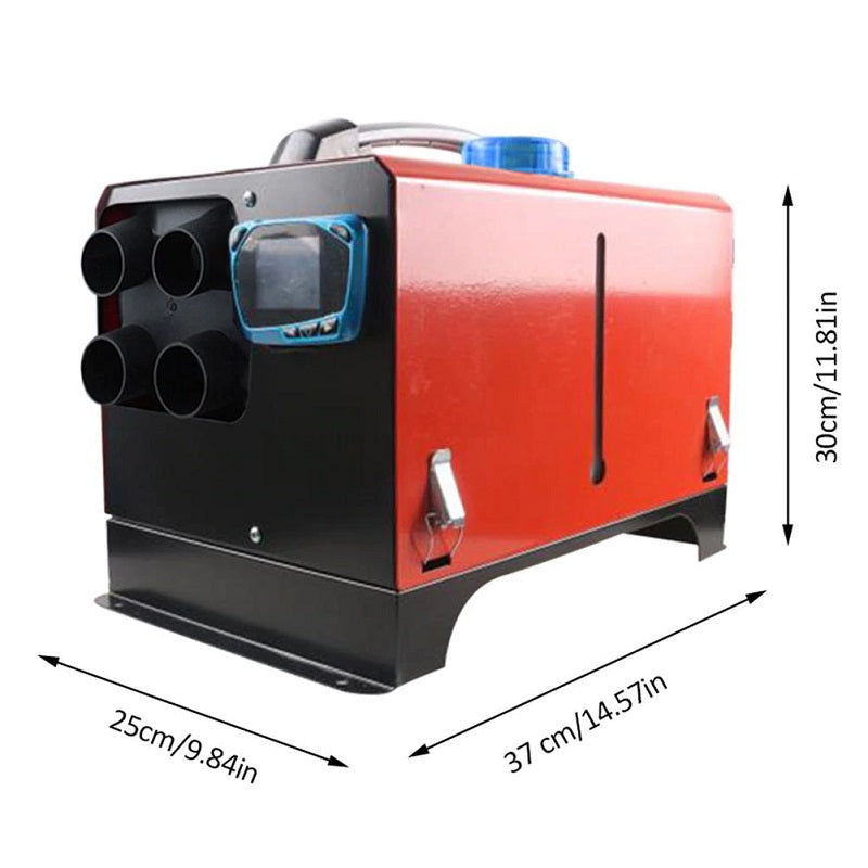 Diesel air heater 8KW 12V with included remote control for preheating