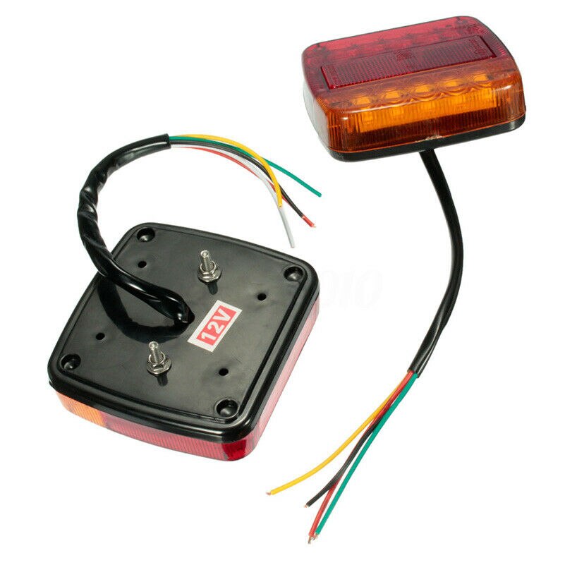Top angle of trailer lights with shock resistant AS ABS material