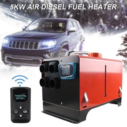 Diesel air heater 5KW 12V installed in caravan heating system