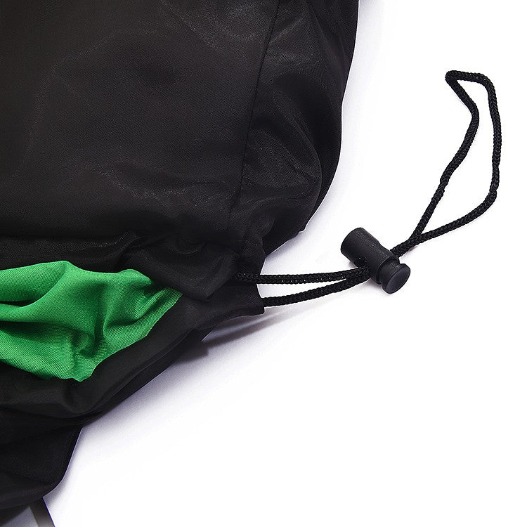 Sleeping bag zipper protection belt detail in blue
