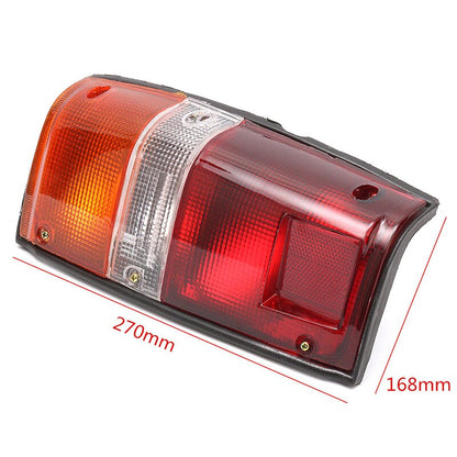 Top view of Toyota Hilux tail light showing lens detail