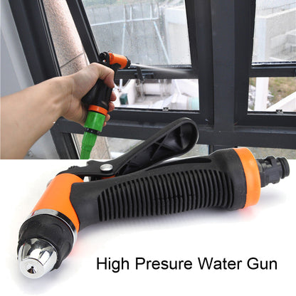 12V car wash kit with 8 metre PVC pipe attached