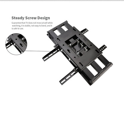 TV wall bracket 32-55 inch black with security locking mechanism