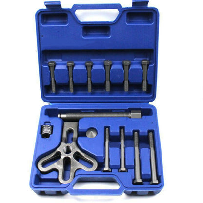 Steering wheel puller tool kit bolts arranged by size