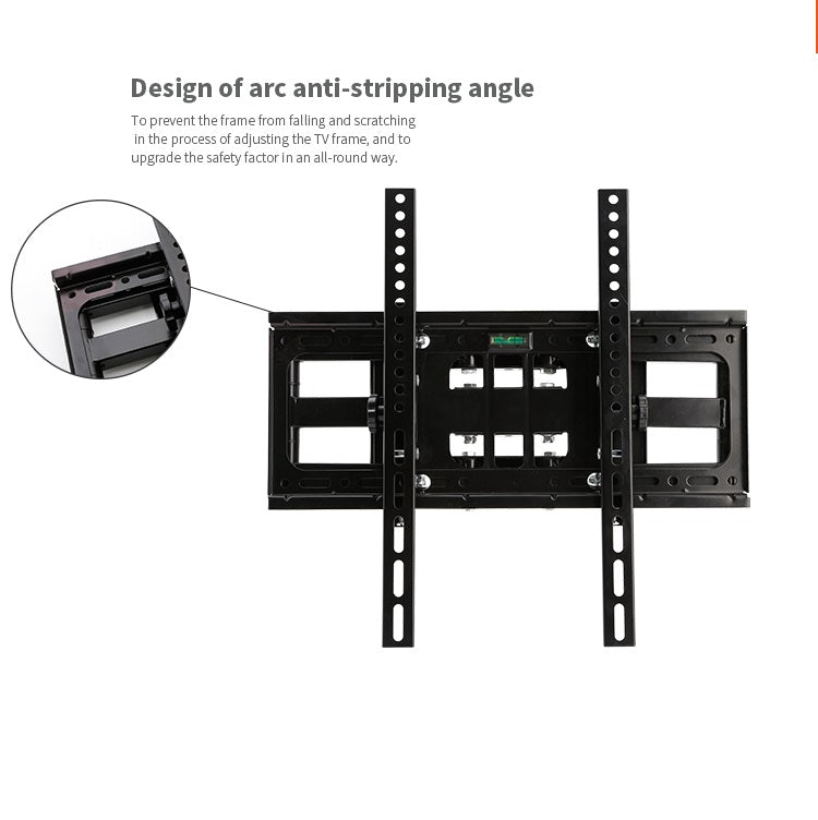 TV wall bracket mounted on wall holding 42 inch TV