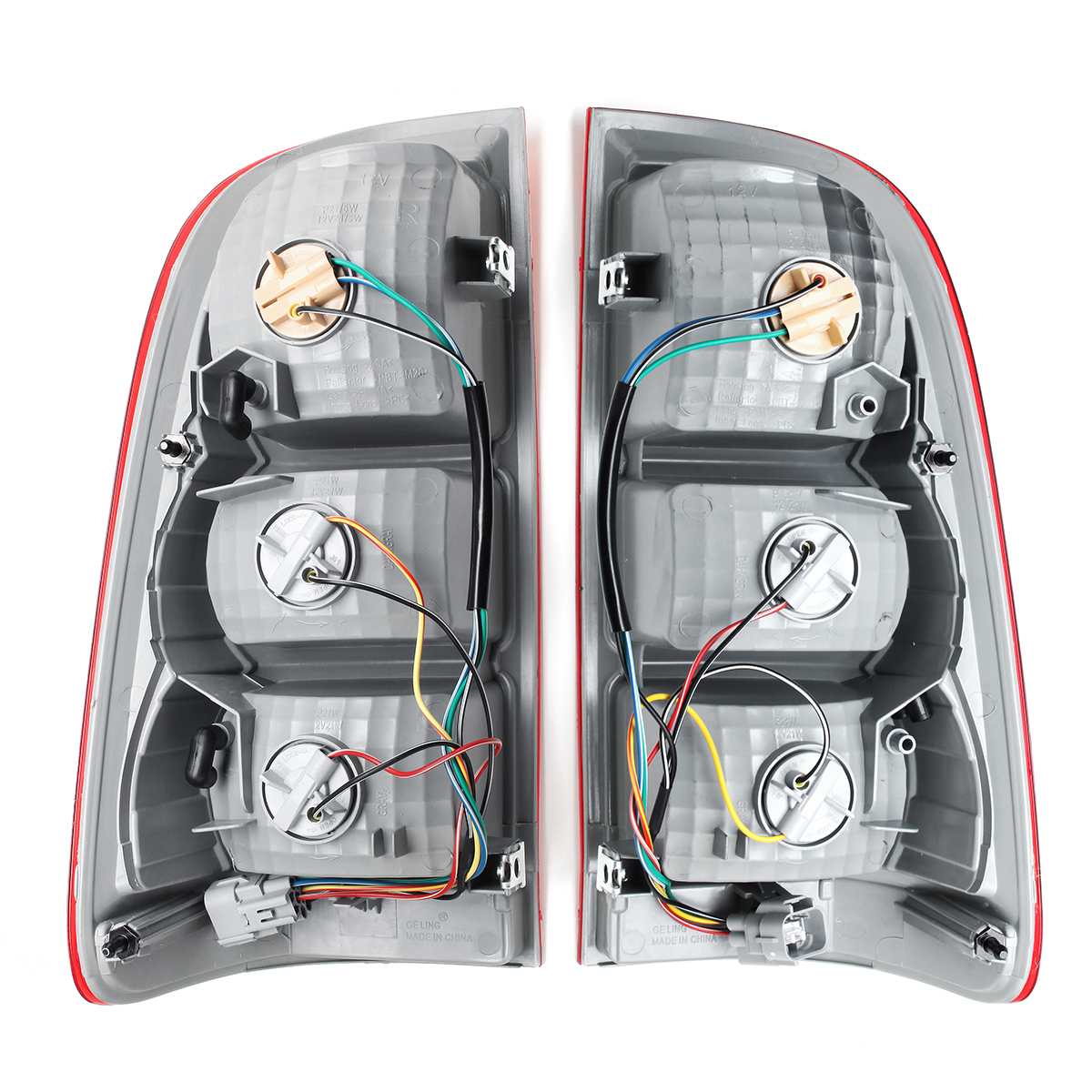 Toyota Hilux tail light with clear white section for reverse light