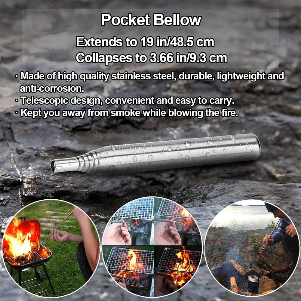 Survival kit organised compartments inside pouch