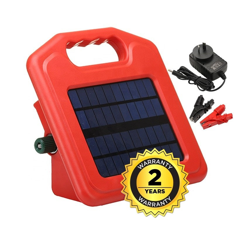 Solar Electric Fence Energiser 5km with Charger