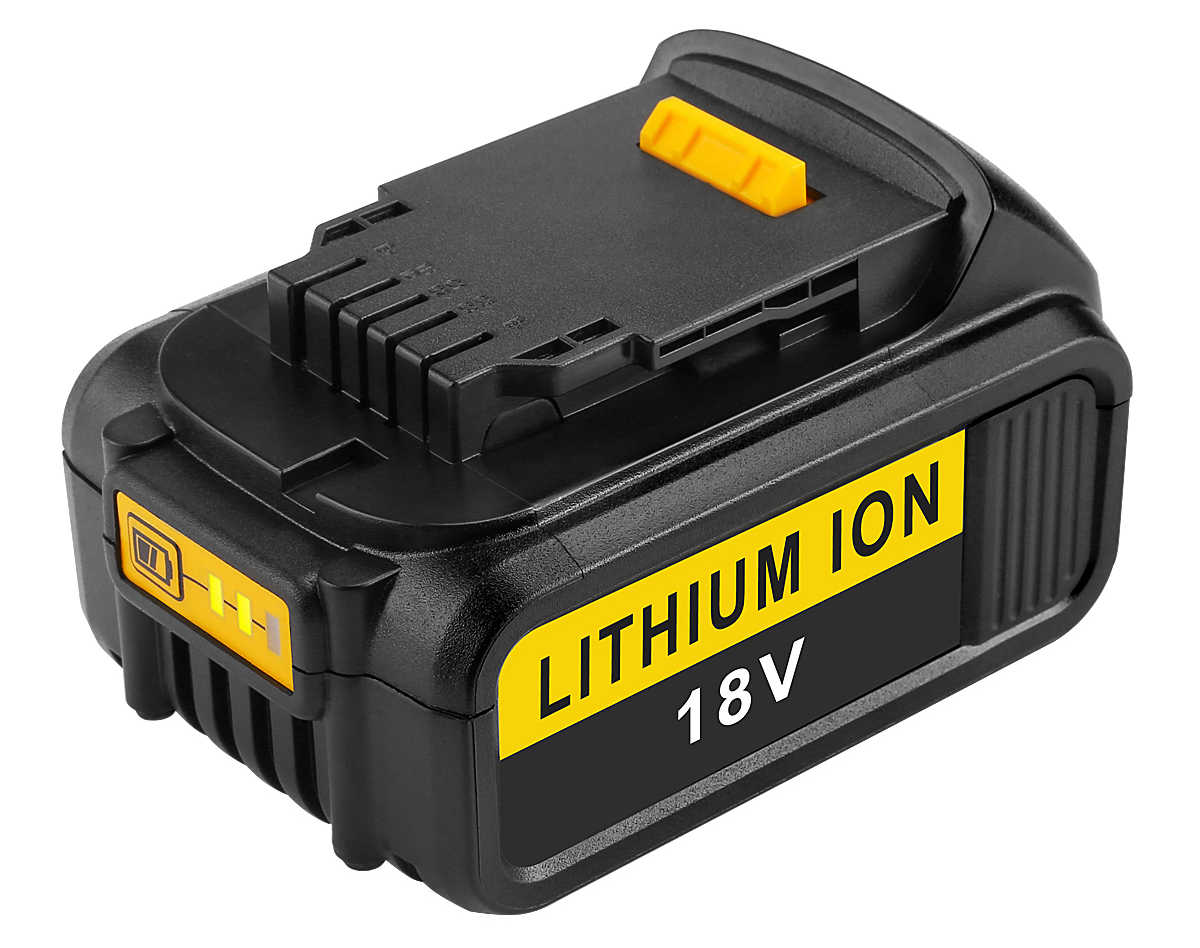Replacement Battery DeWalt 3000mAh installed in cordless drill