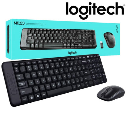 Logitech MK220 wireless keyboard and mouse