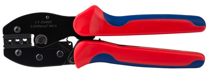 Soft non-slip handles on MC4 solar crimping tool