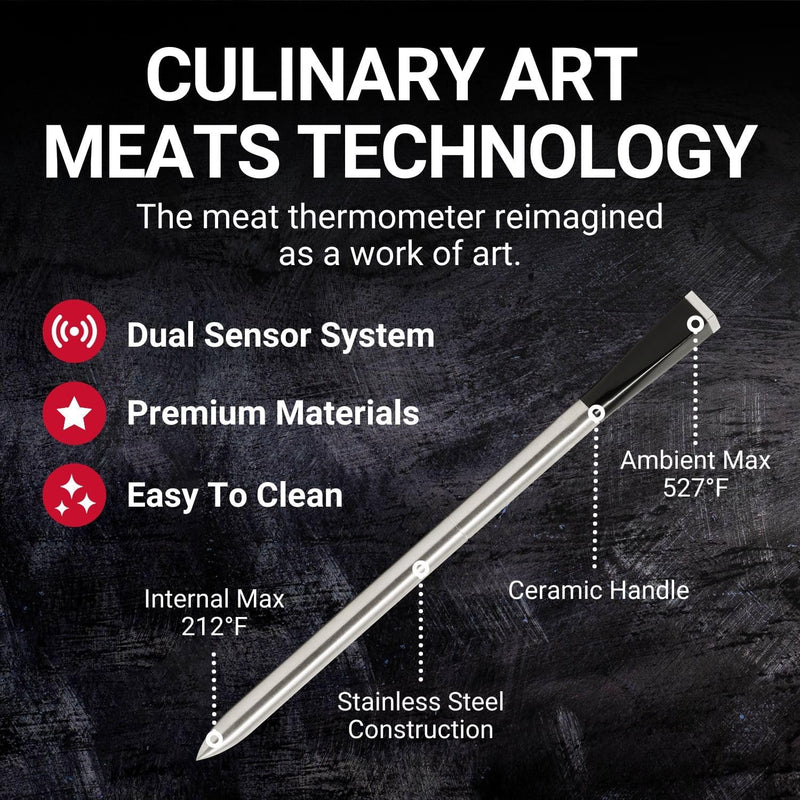 MEATER Plus Smart Wireless Meat Thermometer with Extended Range