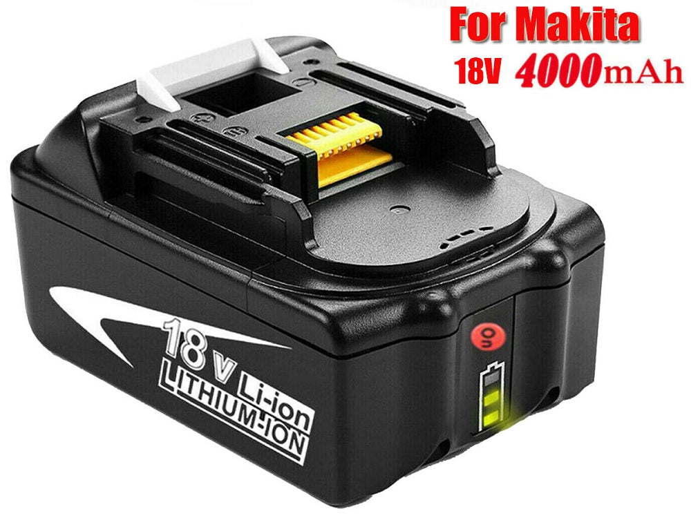 Makita replacement battery with charging indicator light