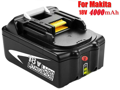 Makita replacement battery with charging indicator light
