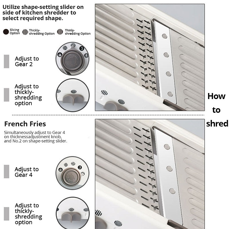 Vegetable Chopper and Slicer Mandoline Slicer