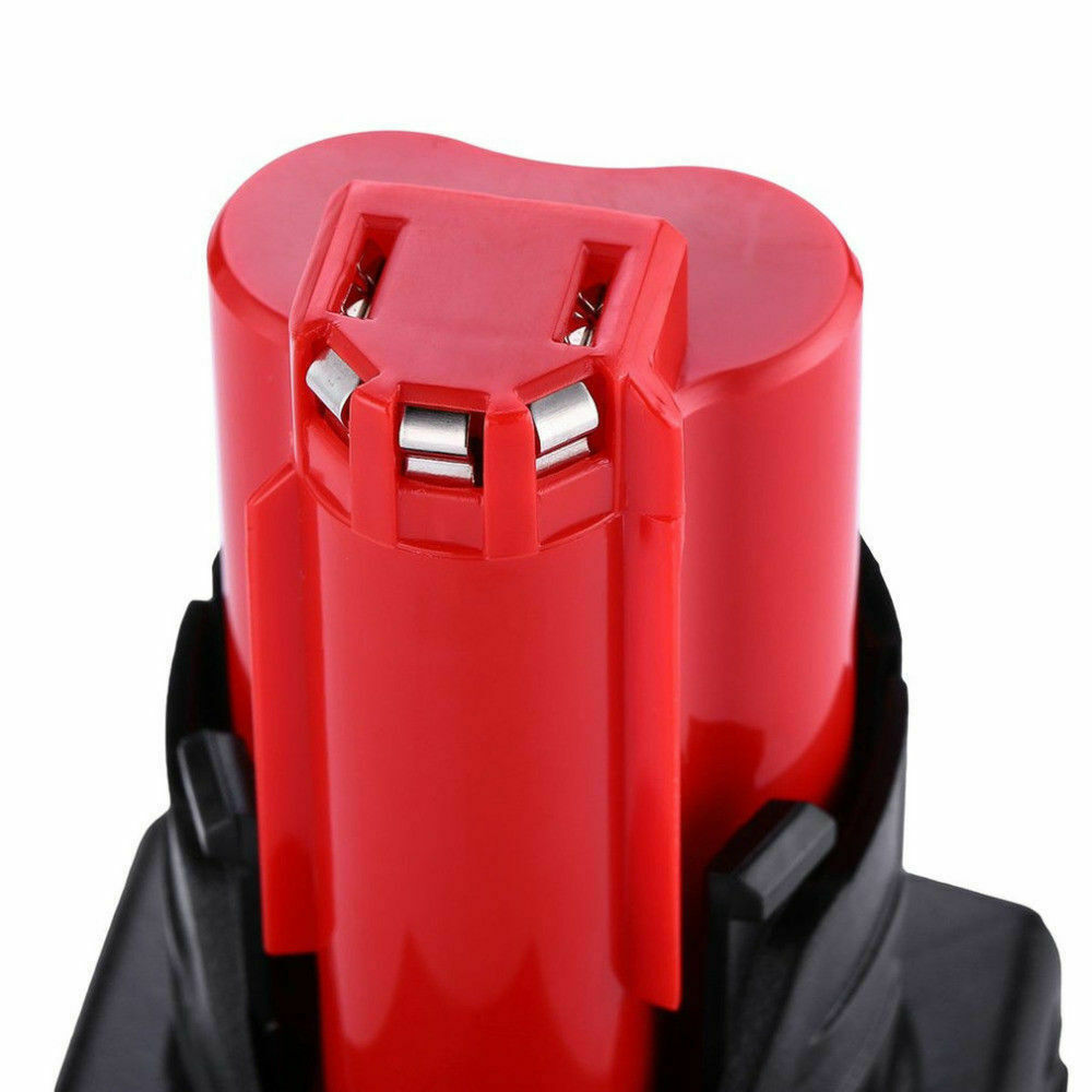 Back view of Milwaukee M12 replacement battery