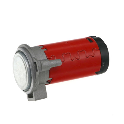 Dual air horn 12V car horn mounted on vehicle showing size