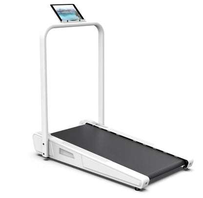Under desk treadmill with adjustable speed control from 1 to 8 km per hour