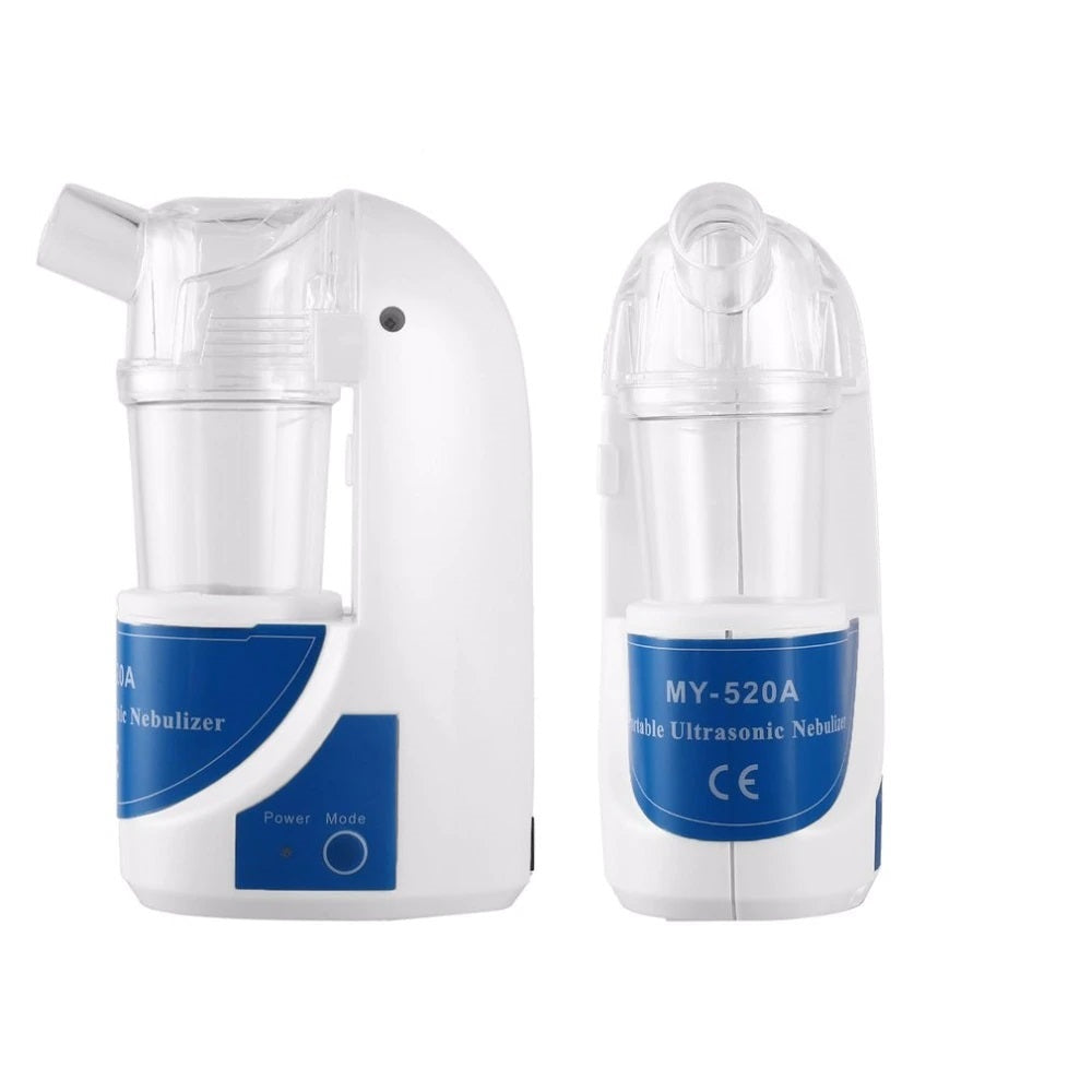 Side view of ultrasonic nebuliser with green operation light
