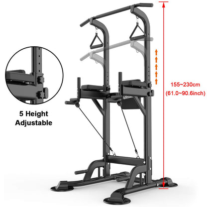 Home Gym Station heavy duty Power Tower Knee Raiser Fitness