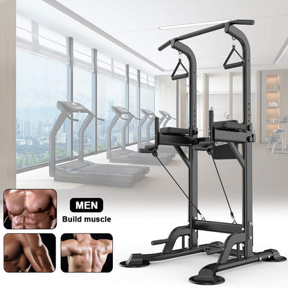 Home Gym Station heavy duty Power Tower Knee Raiser Fitness