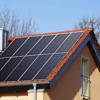 Nominal operating cell temperature label on solar panel flexible 200W