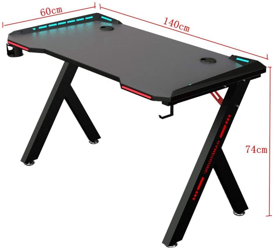 Gaming Chair With Gaming Desk Table