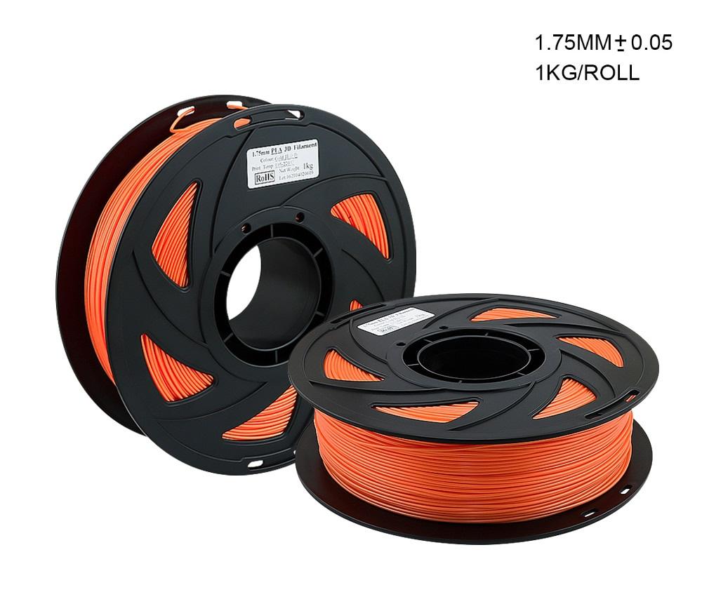 3D PLA Filament FDM 1.75 Degradable (Orange)