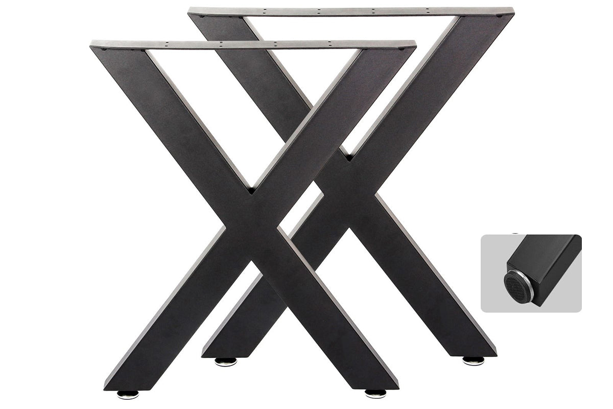Metal Table Legs desk Bench Legs X Shape