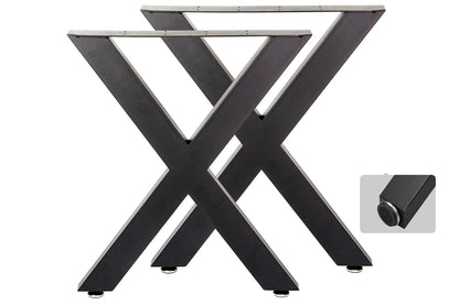 Metal Table Legs desk Bench Legs X Shape