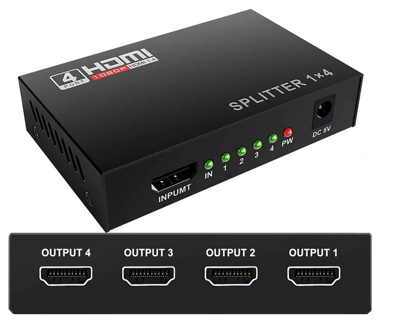 HDMI Splitter 1 in 4 Out