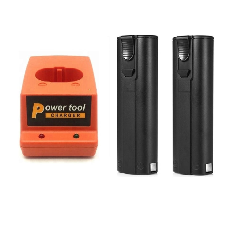 Paslode Battery Charger with 2 Batteries