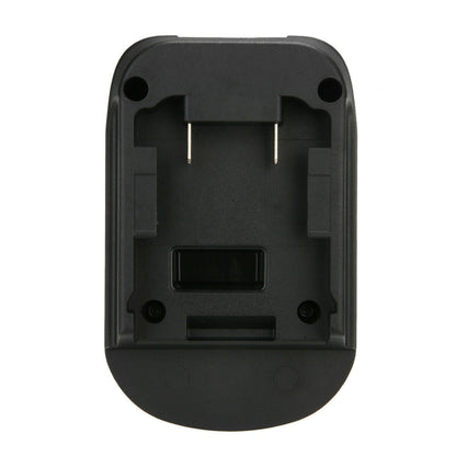 Makita 18V battery adapter USB port charging a smartphone