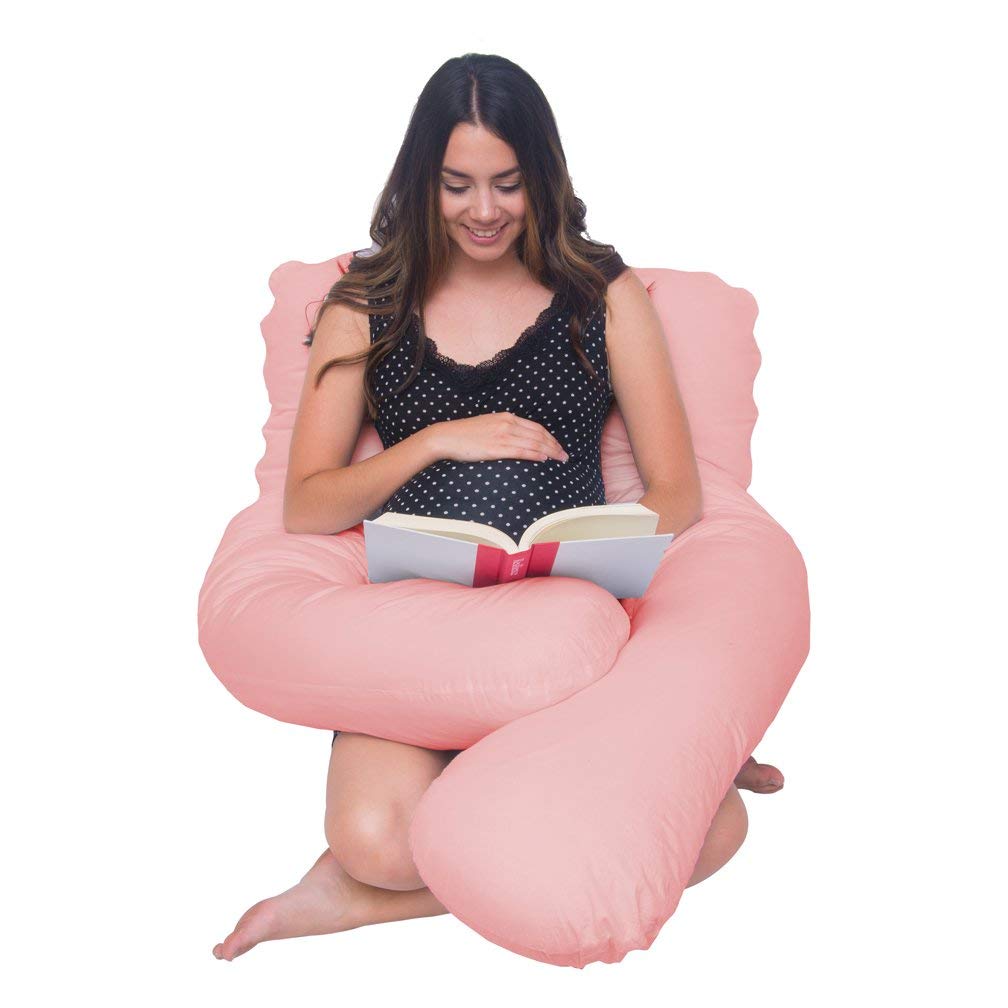 Pregnancy pillow suitable for women up to 175 cm tall