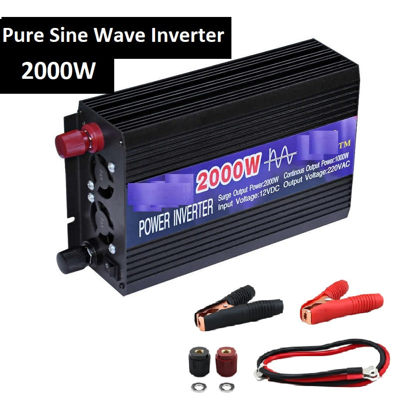 Pure Sine wave Inverter 2000W 12V to 230V