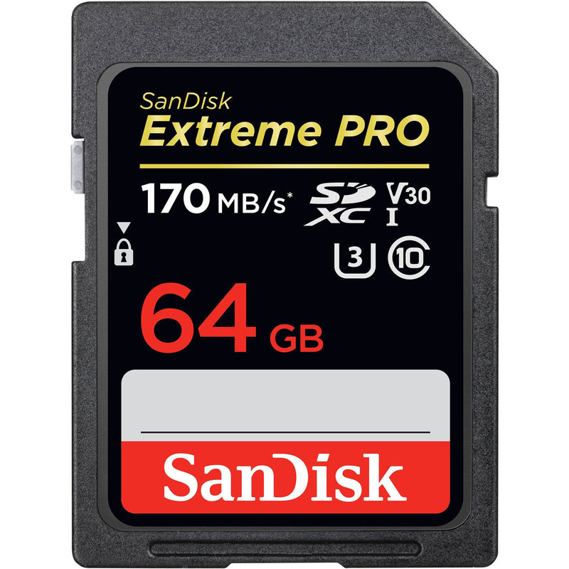 SanDisk 64GB Extreme PRO SDXC UHS-I Card SDSDXXY-064G-GN4IN