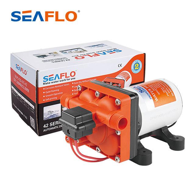 SEAFLO 12V Diaphragm Pump 3.0GPM 55PSI SFDP1-030-055-42