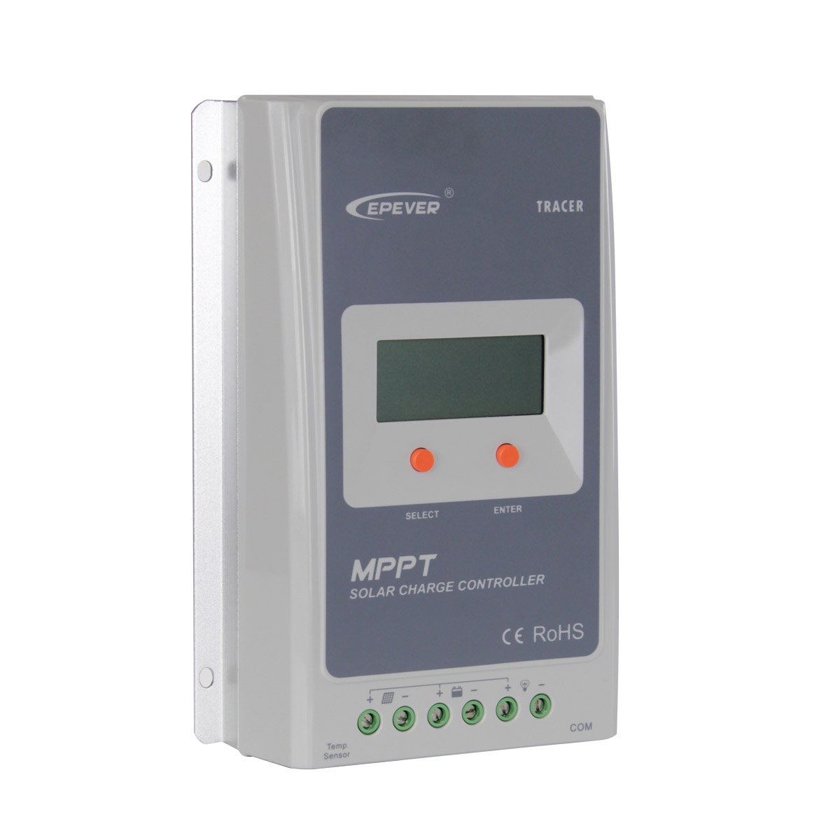 MPPT solar charge controller 20A showing 12V 24V auto voltage label