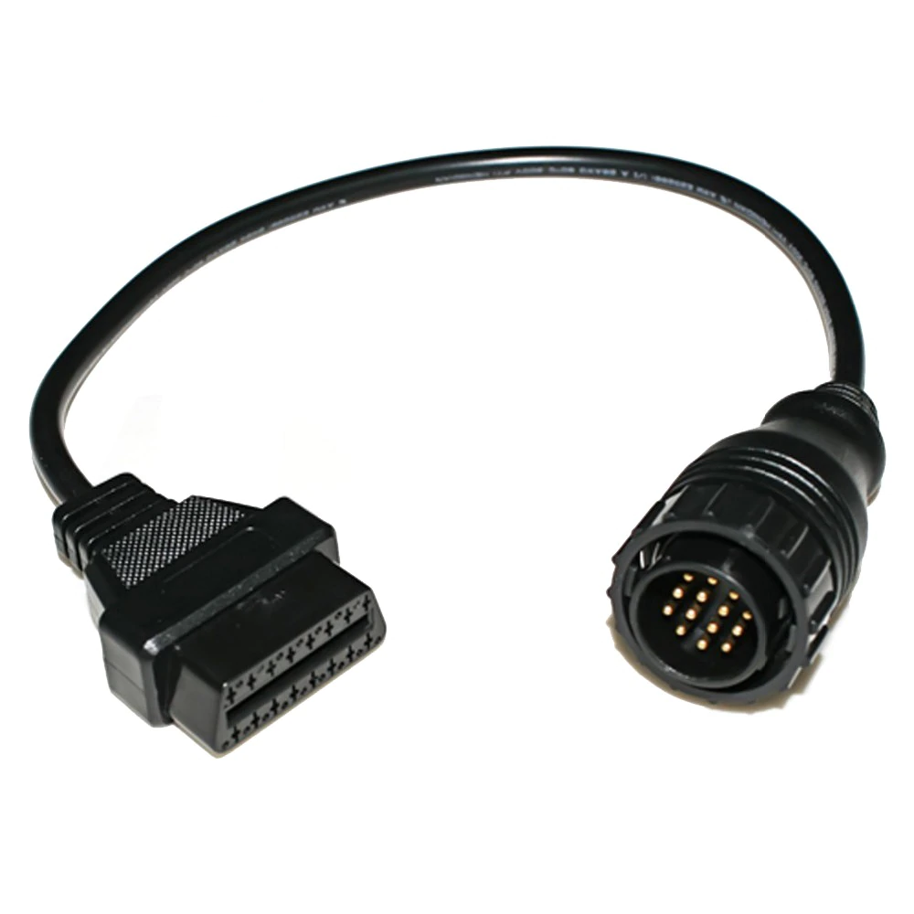 Side view of Mercedes Benz diagnostic cable showing pins