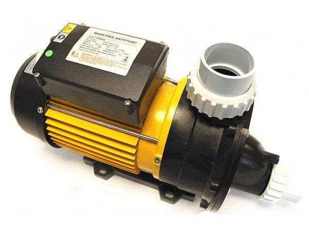 Spa pool pump 250W installed in a hot tub system