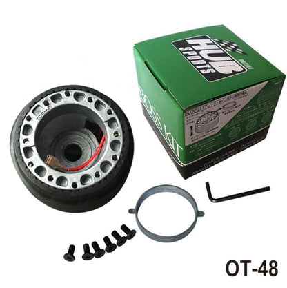 Side angle of boss kit hub adapter for Toyota MR-2